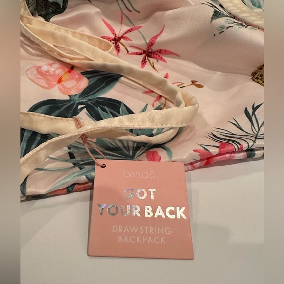 Floral Drawstring Backpack - Picture 5 of 6